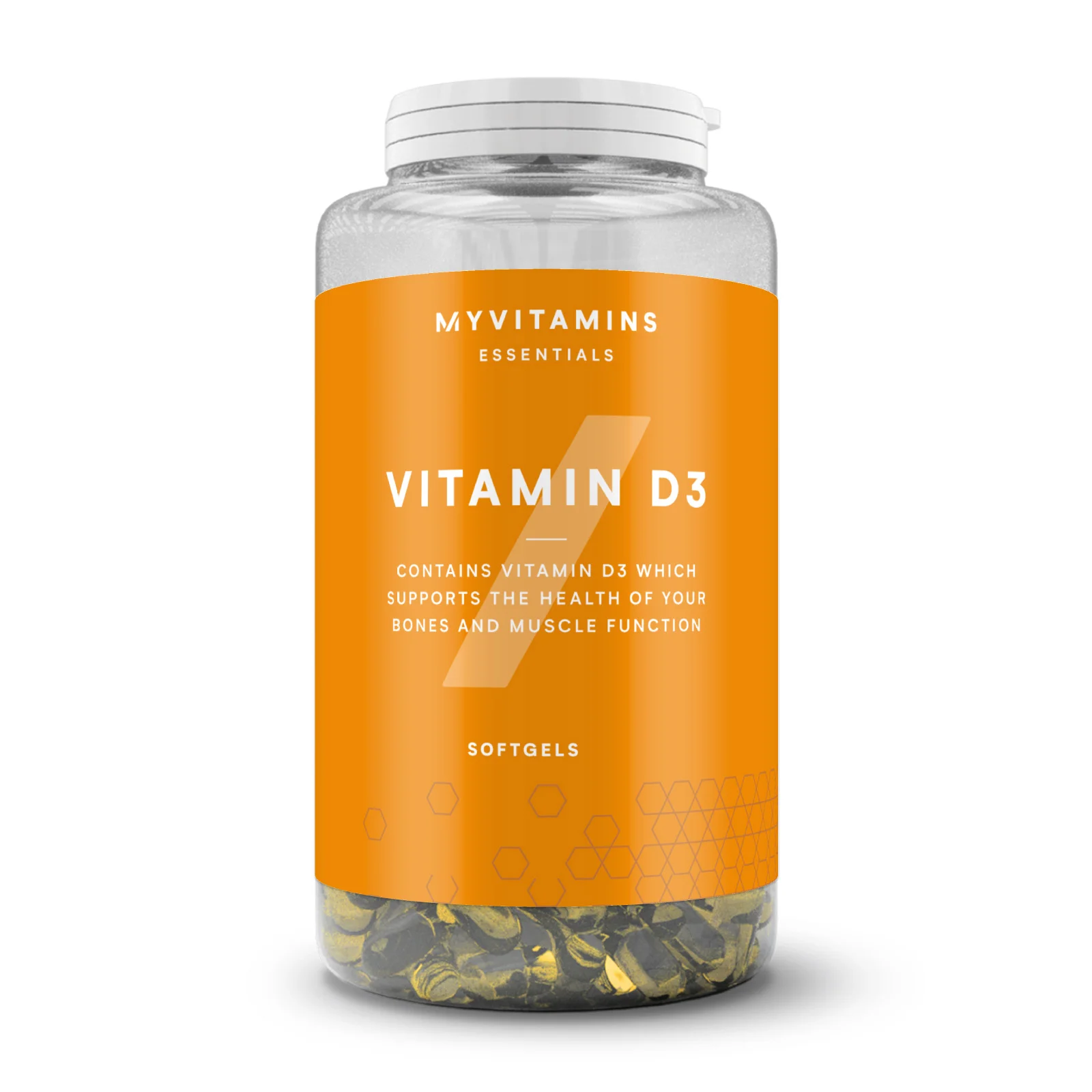 Vitamina D3 en Cápsulas - 180Cápsulas de gel - No veganas Imagen 1