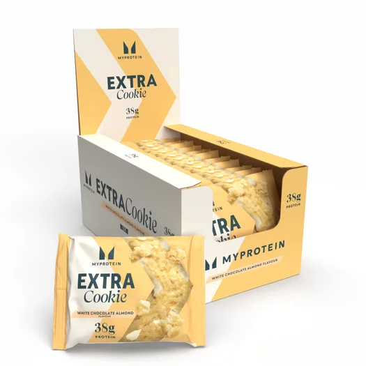 Cookie Proteica - 12 x 75g - Chocolate Blanco con Almendras