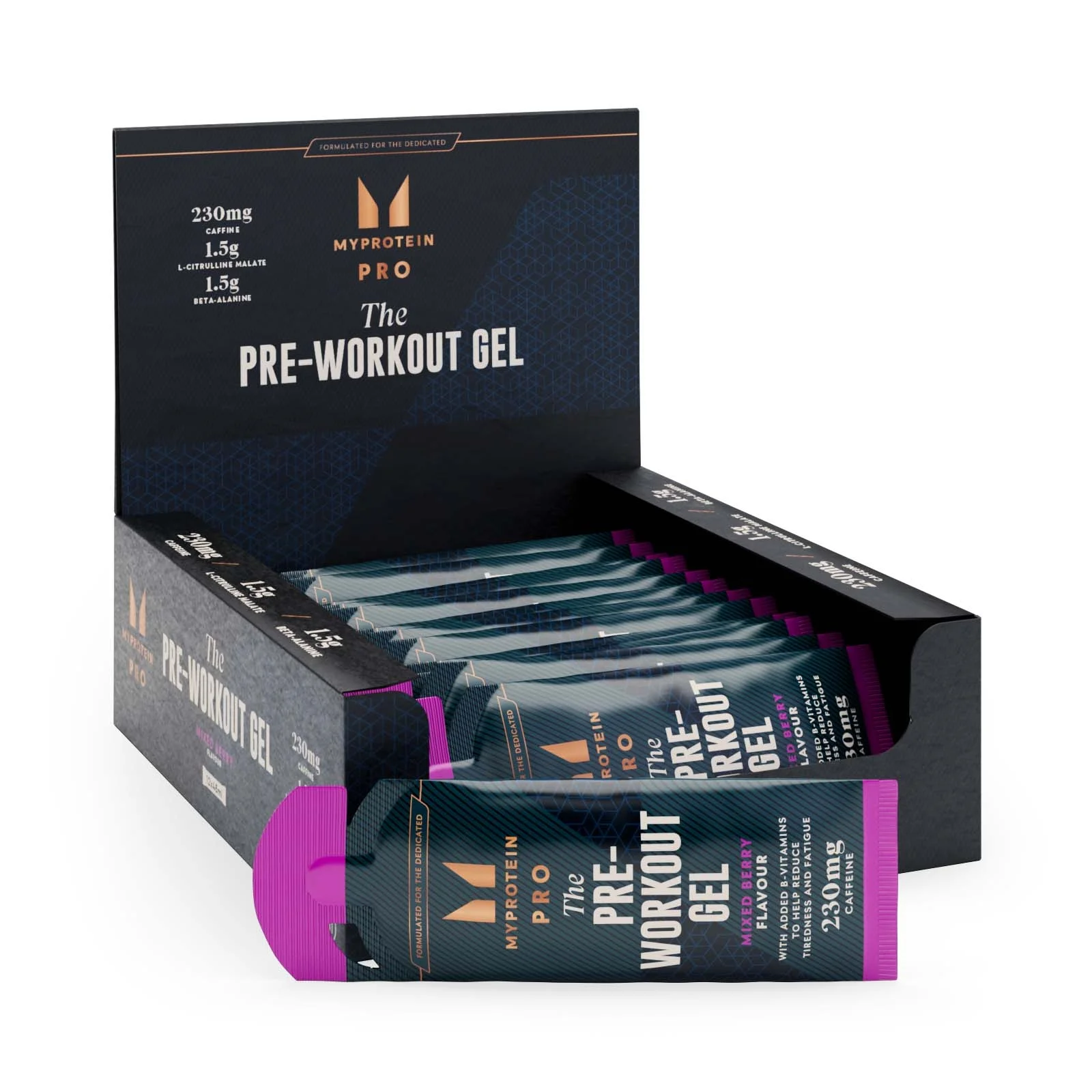 Gel Pre-Entreno - 12 x 50g - Frutas del Bosque Imagen 1