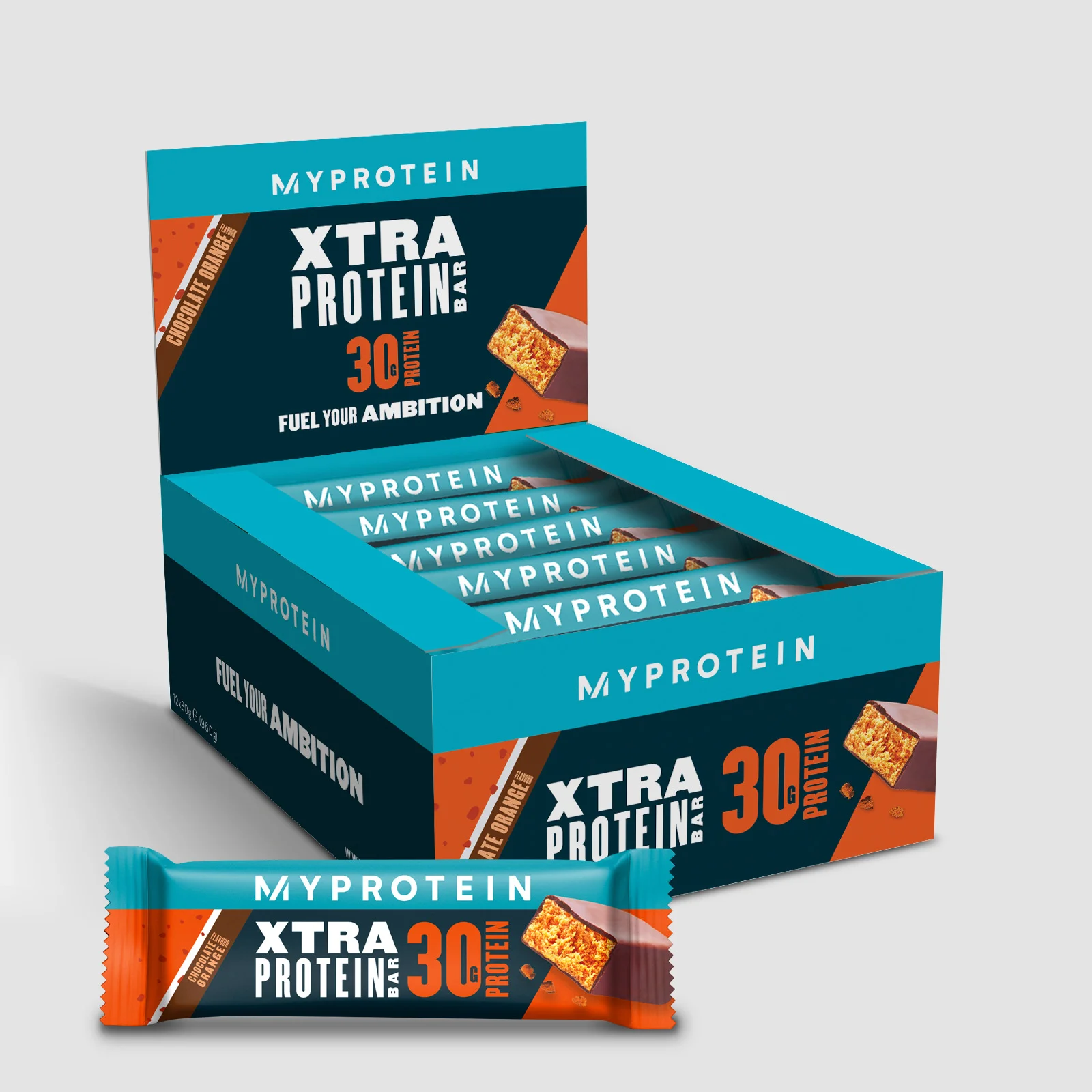 Barrita Alta en Proteína - Chocolate con Naranja Imagen 1