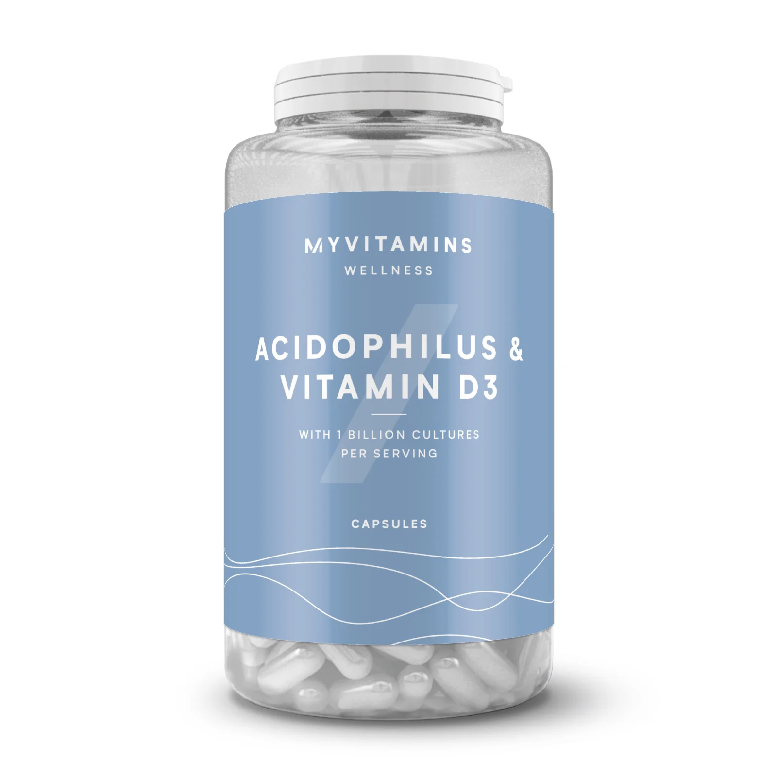 Acidophilus y Vitamina D3 Cápsulas - 30Tabletas Imagen 1
