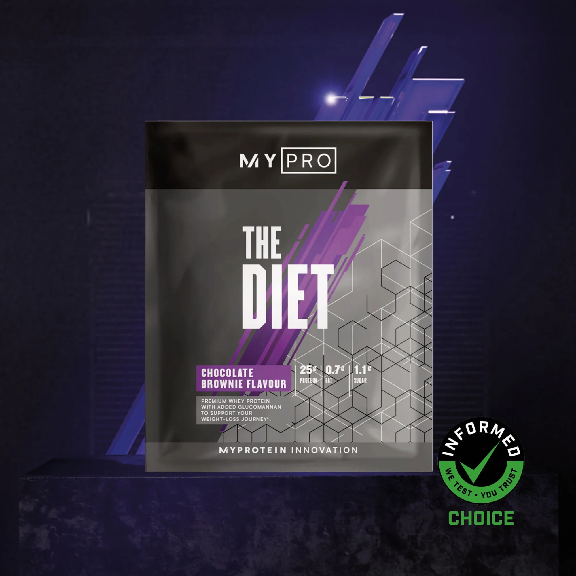 THE Diet (Muestra) - 34g - Brownie de Chocolate Imagen 1