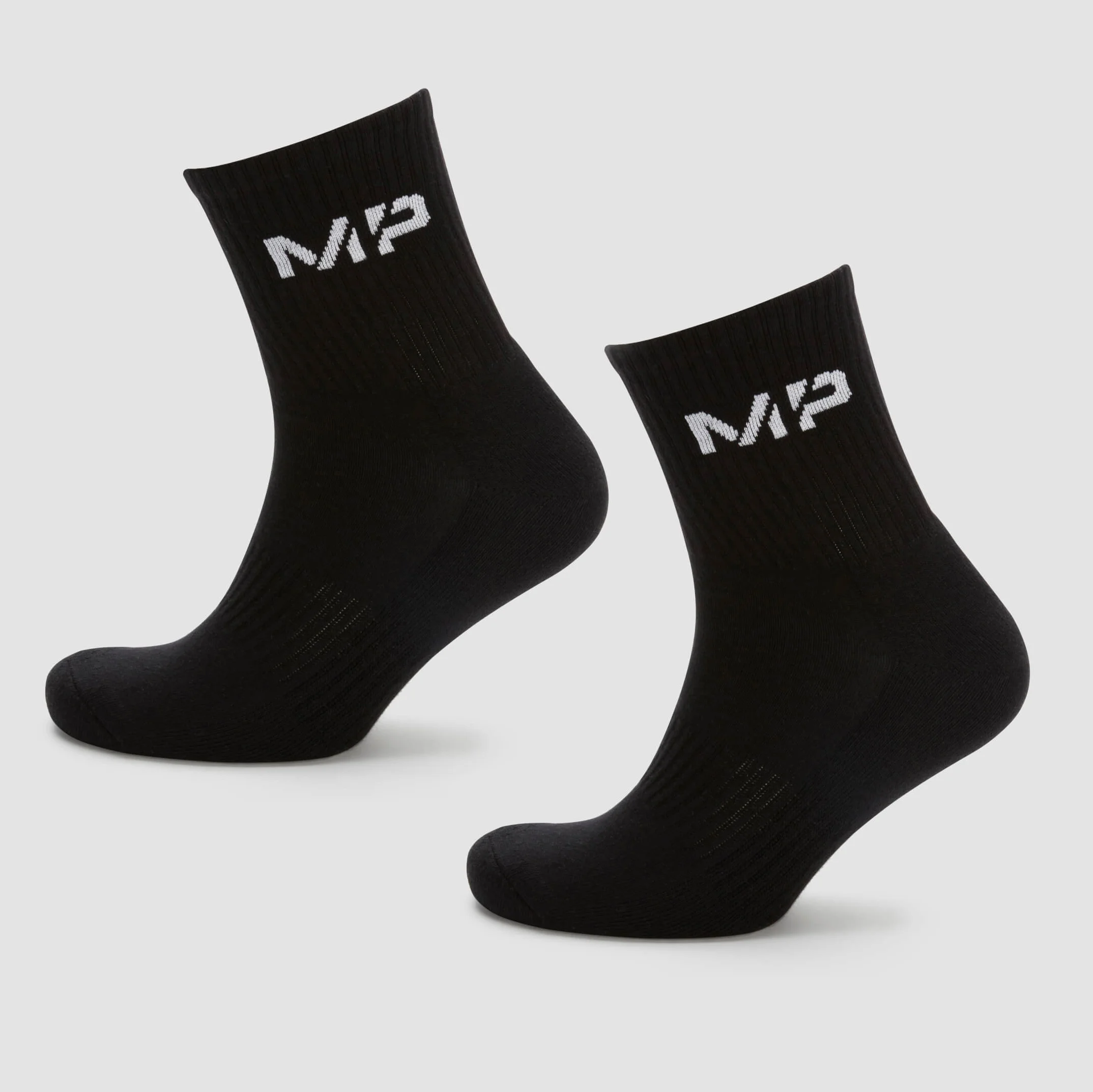 Calcetines clásicos Essentials para hombre de MP - Negro (pack de 2) - UK 6-8 Imagen 1