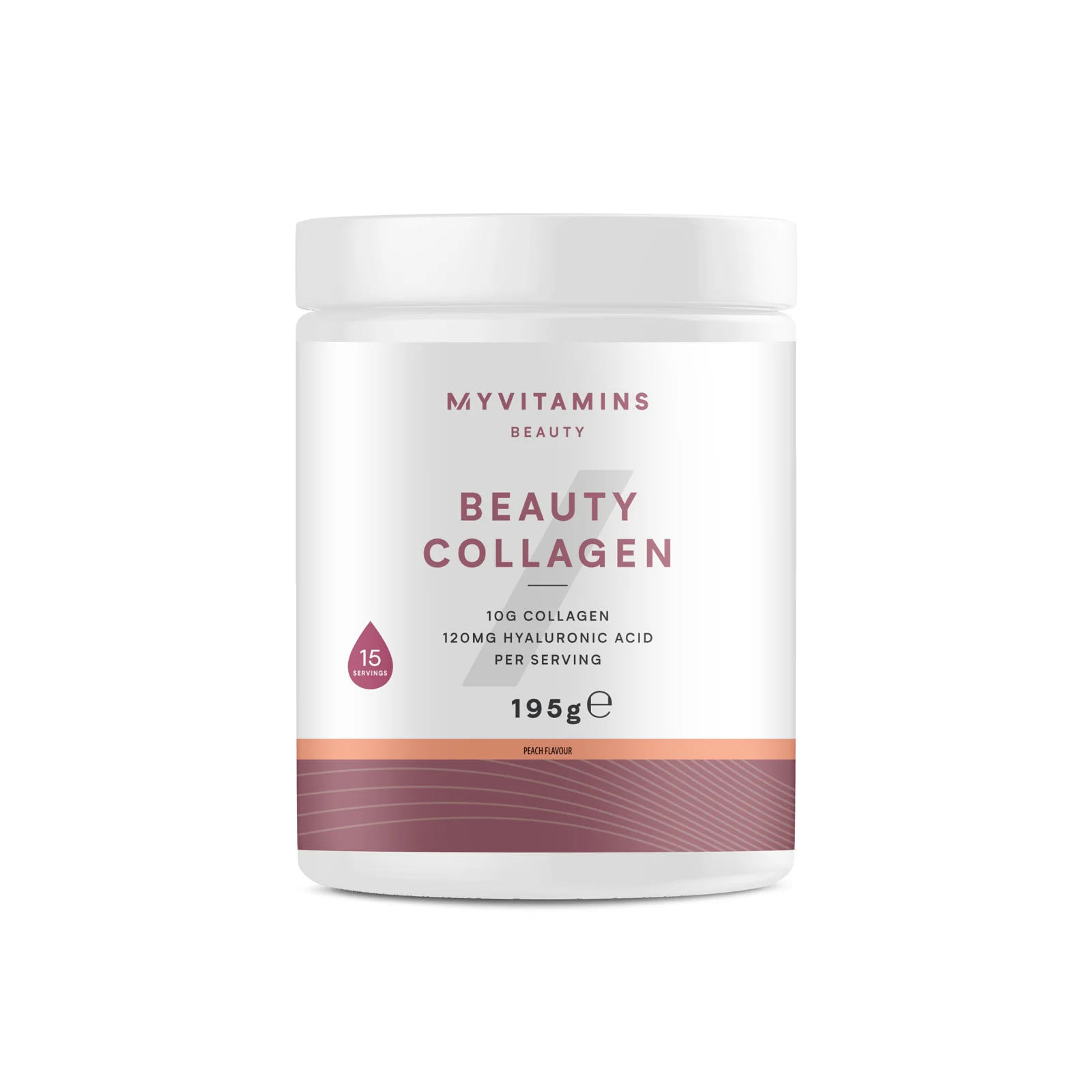 Colágeno de belleza en polvo - 195g - Melocotón Imagen 1