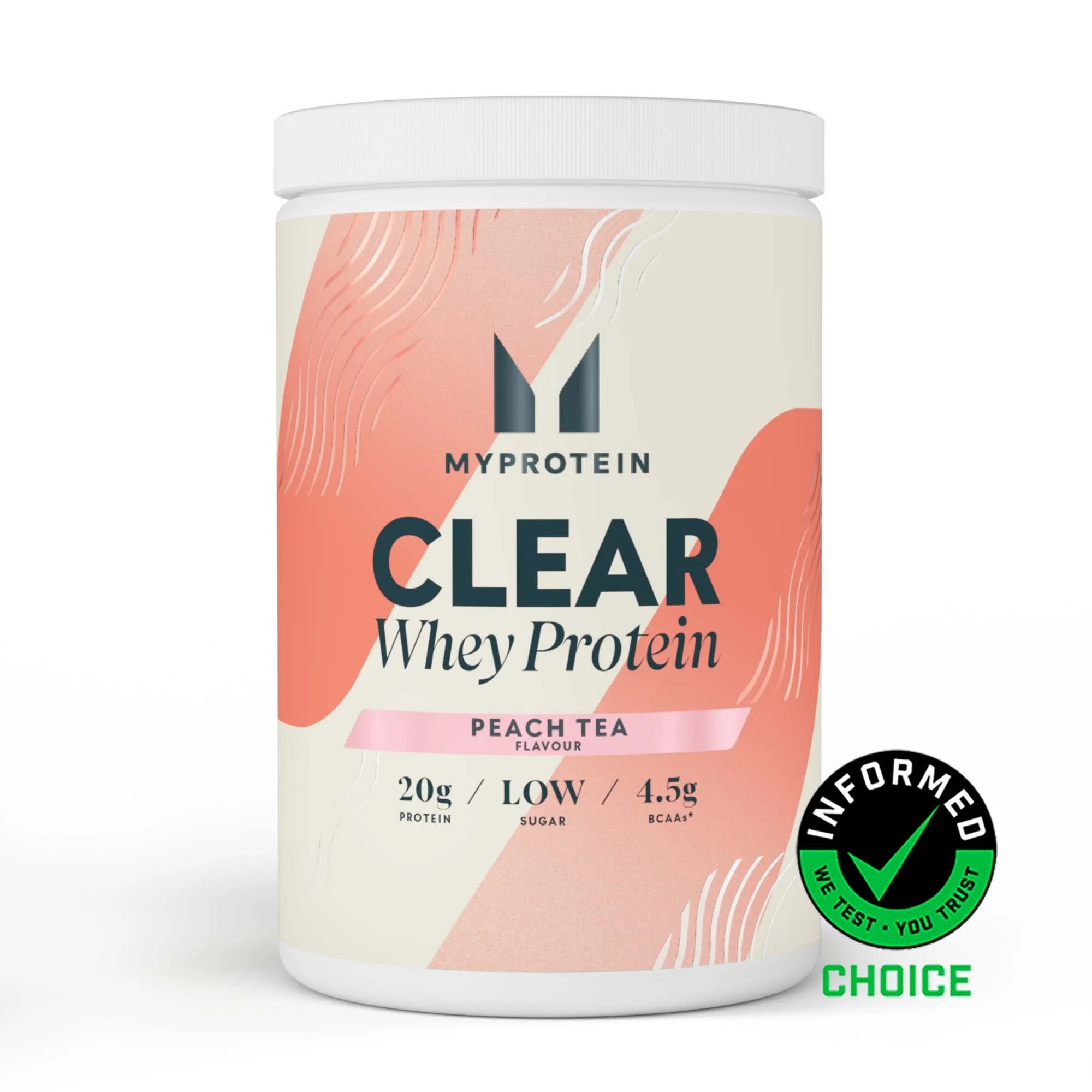 Clear Whey Isolate - 500g - 20raciones - Té de Melocotón Imagen 1