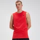 Camiseta sin mangas con sisas caídas para hombre de MP - Rojo