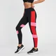 Mallas Power Colour Block - Negro/Danger