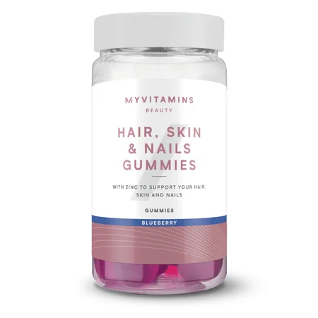 Gominolas para Pelo, Piel y Uñas - 60 Gummies - 30raciones - Arándano
