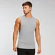 Camiseta sin mangas con sisas caídas para hombre de MP - Gris jaspeado