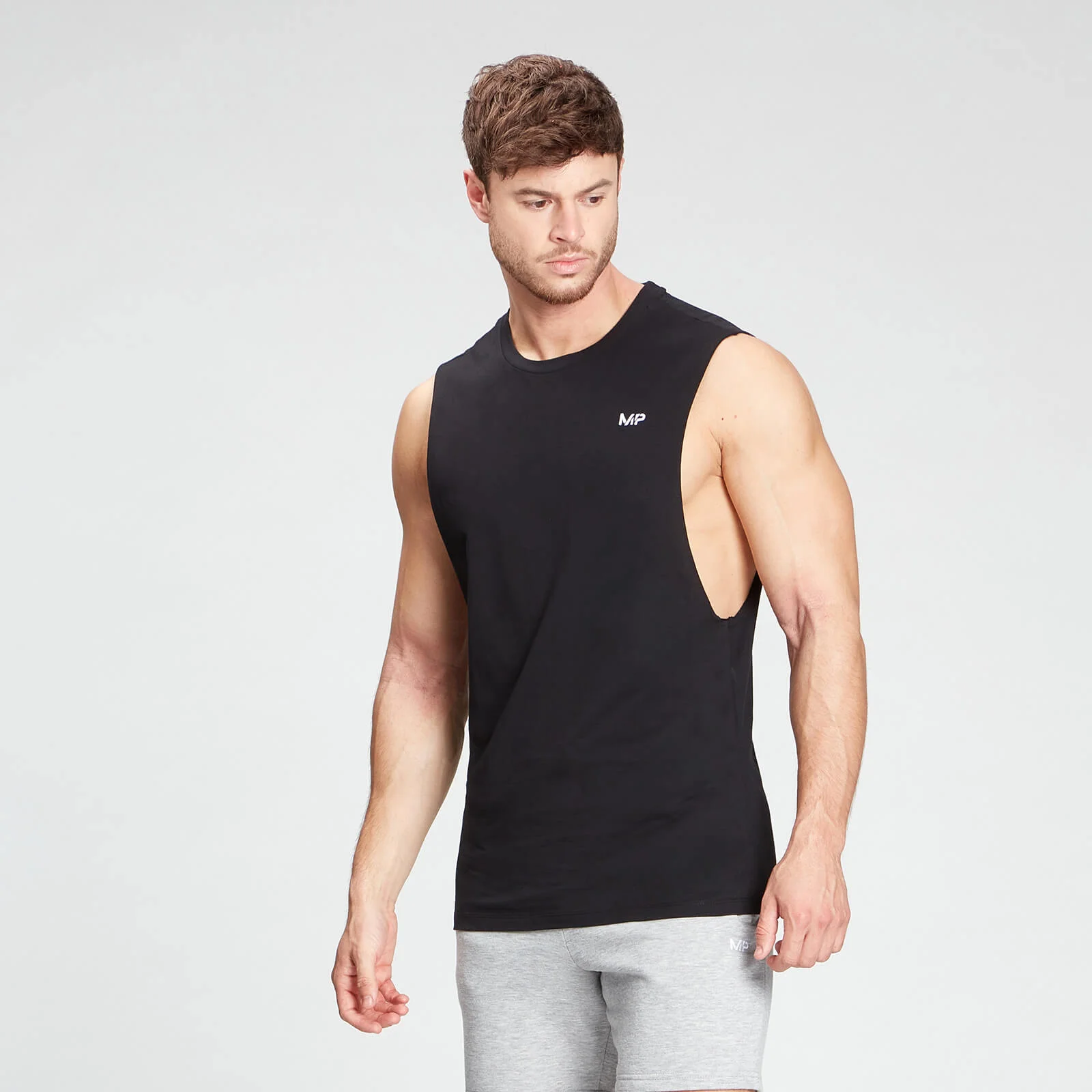 Camiseta Sin Mangas para Hombre Pack de 2 - Blanco/Negro - XXS Imagen 1