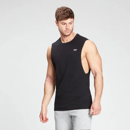Camiseta Sin Mangas para Hombre Pack de 2 - Blanco/Negro