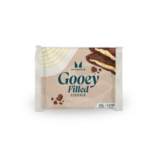 Myprotein Vegan Filled Protein Cookie (Sample) - Chocolate Doble con Mantequilla de Cacahuete