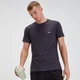 Camiseta de Manga Corta Performance - Negro/Gris