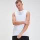 Camiseta Sin Mangas con Sisas Caídas Original Contemporary - Blanco
