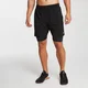 Pantalón Corto 2 en 1 Training de Hombre - Negro