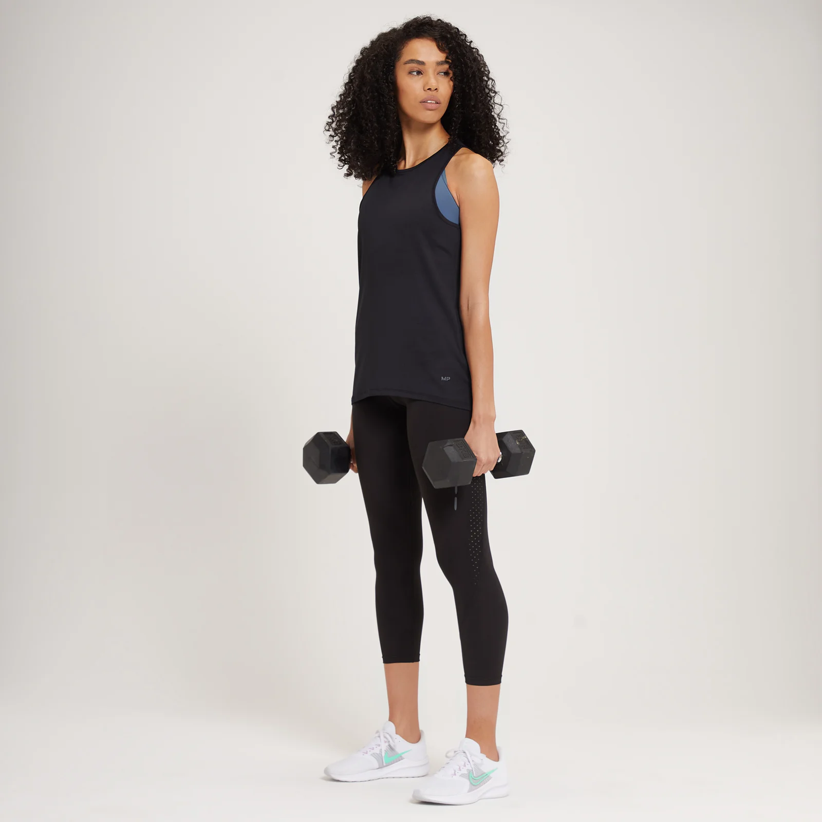 Camiseta sin mangas Power Ultra para mujer de MP - Negro - XS Imagen 1
