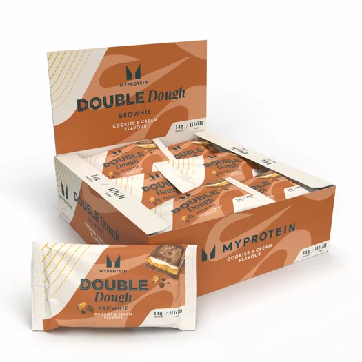 Double Dough Brownie - 12 x 60g - Crema de Cookies