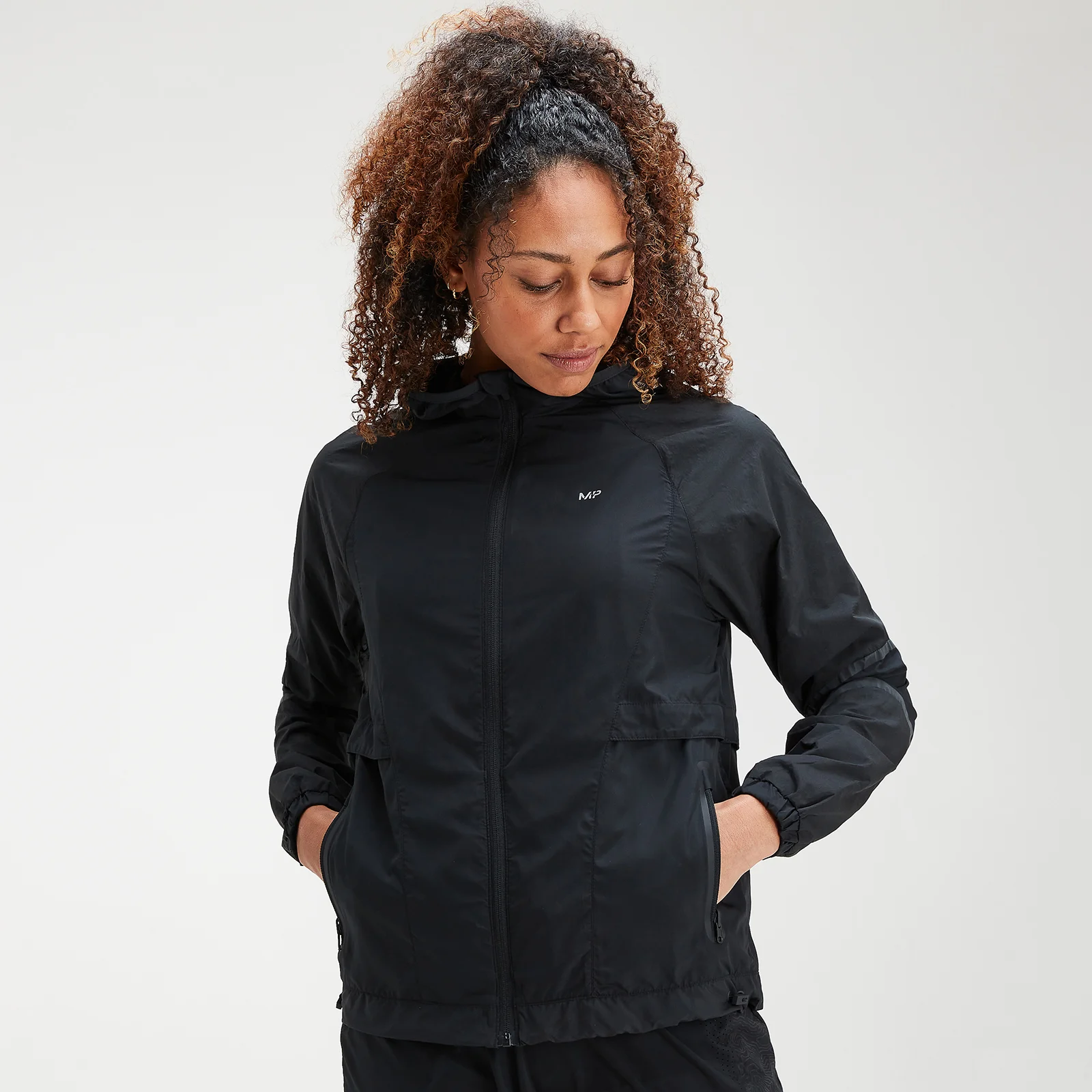 Chaqueta de running Velocity para mujer de MP - Negro - XXS Imagen 1