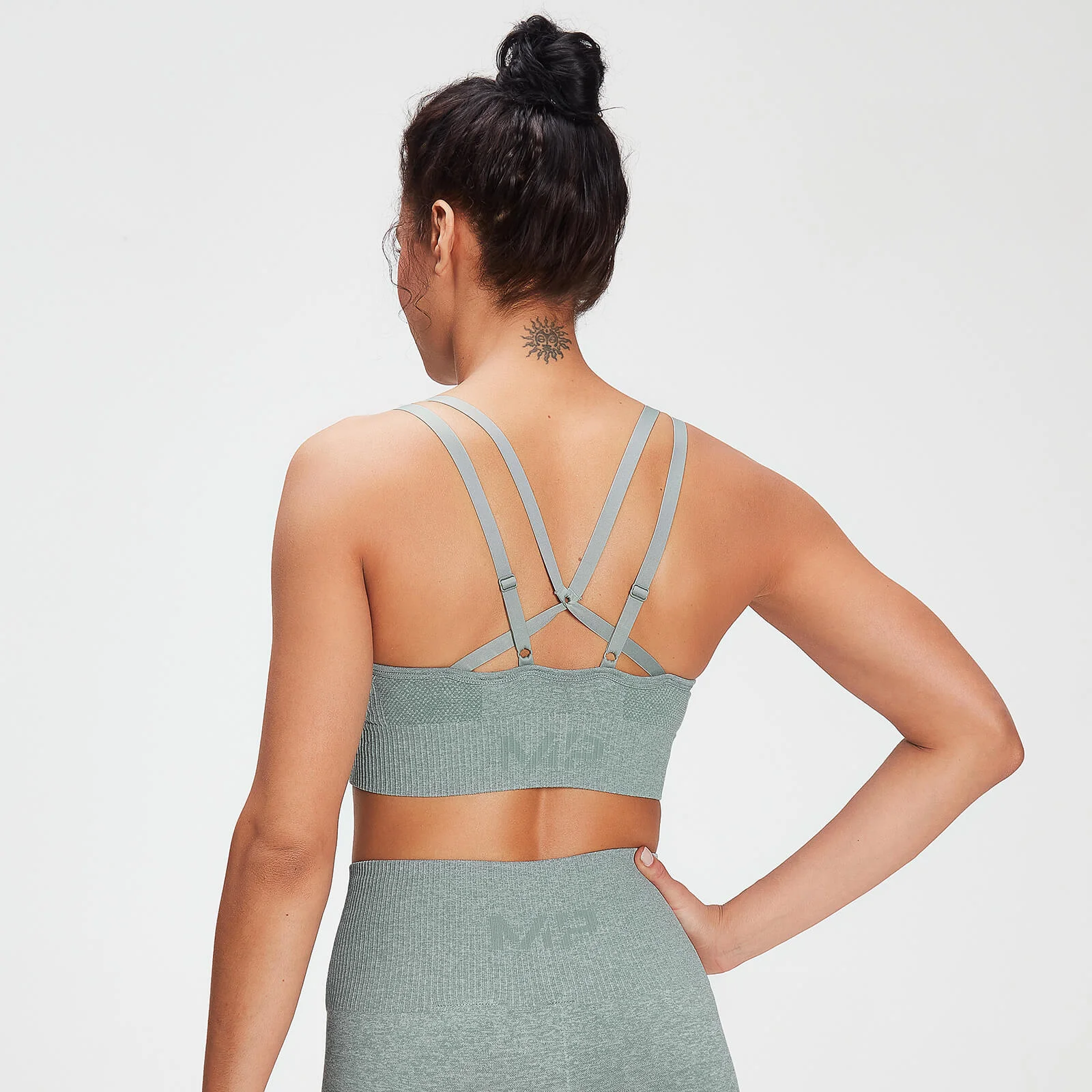 MP Women's Training Seamless Bra - Washed Green - XXS Imagen 1