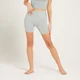 Pantalón corto de ciclismo MP Composure Repreve® para mujer - Gris claro