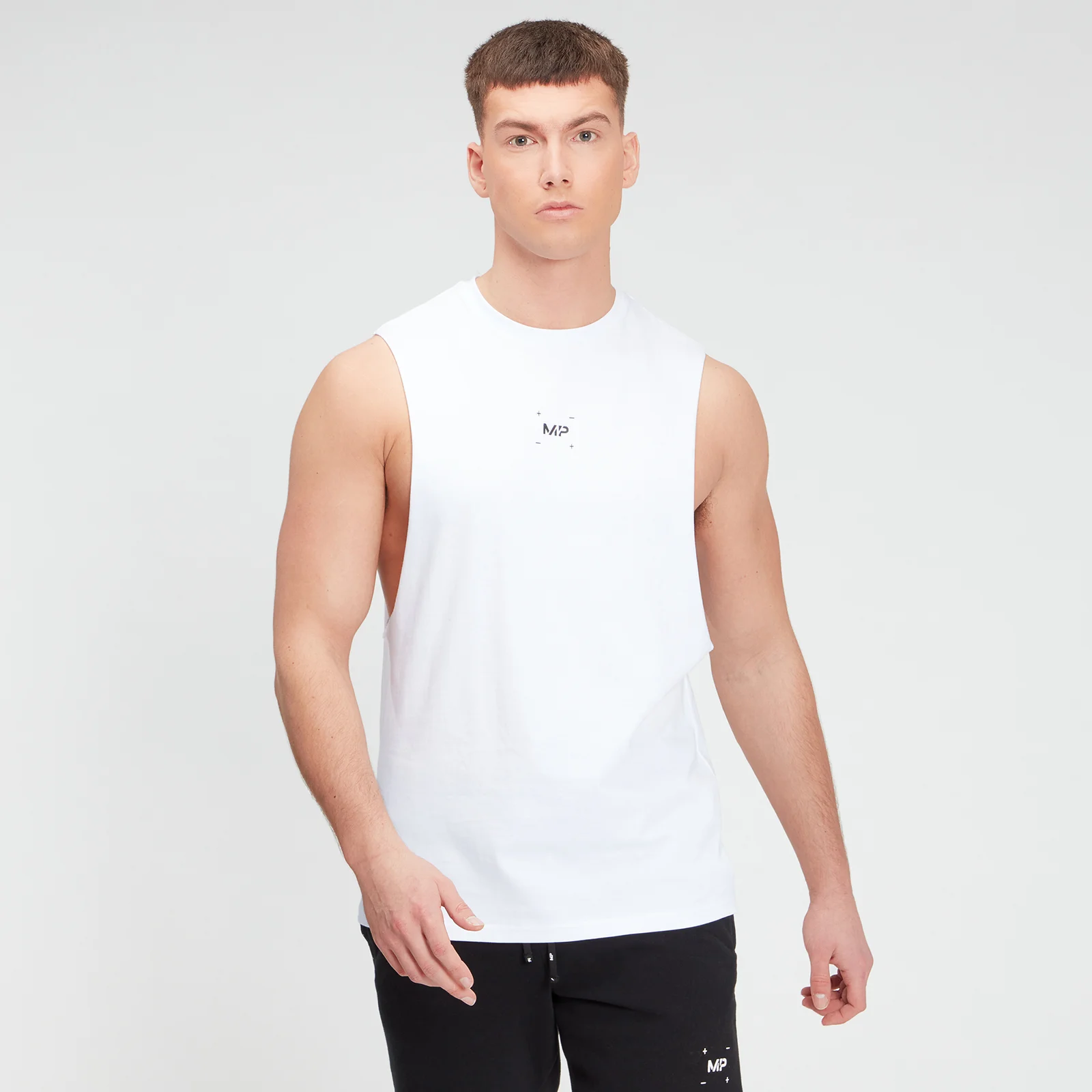 MP Men's Central Graphic Tank - White - XXS Imagen 1