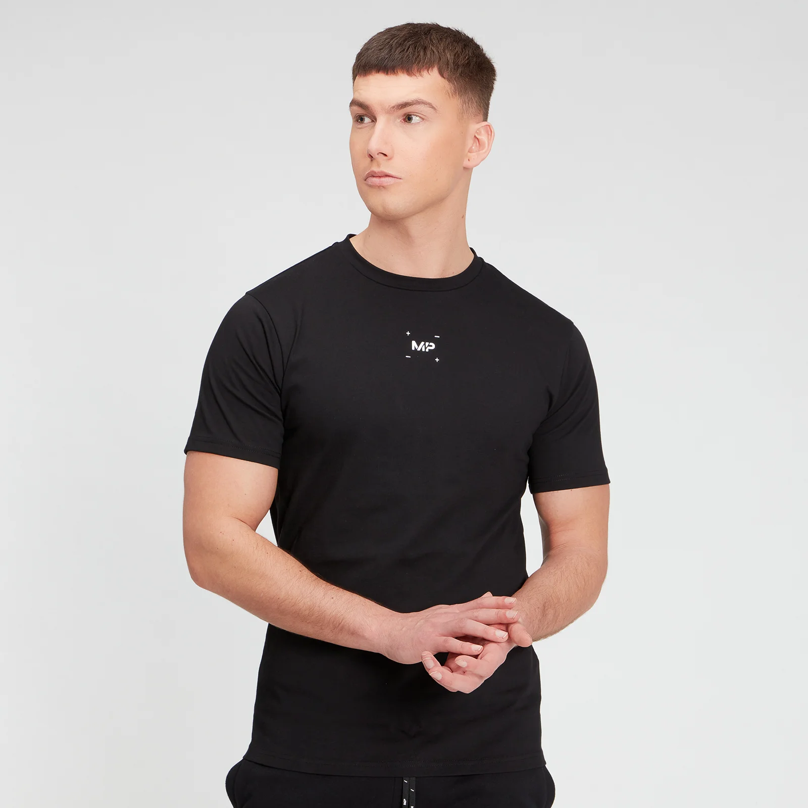 MP Men's Central Graphic Short Sleeve T-Shirt - Black - XXS Imagen 1