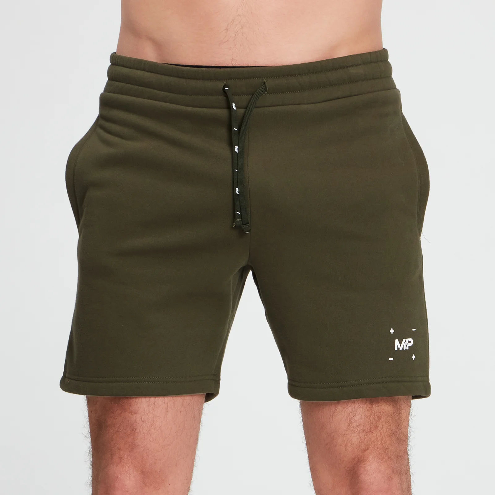 MP Men's Central Graphic Shorts - Dark Olive - XXS Imagen 1