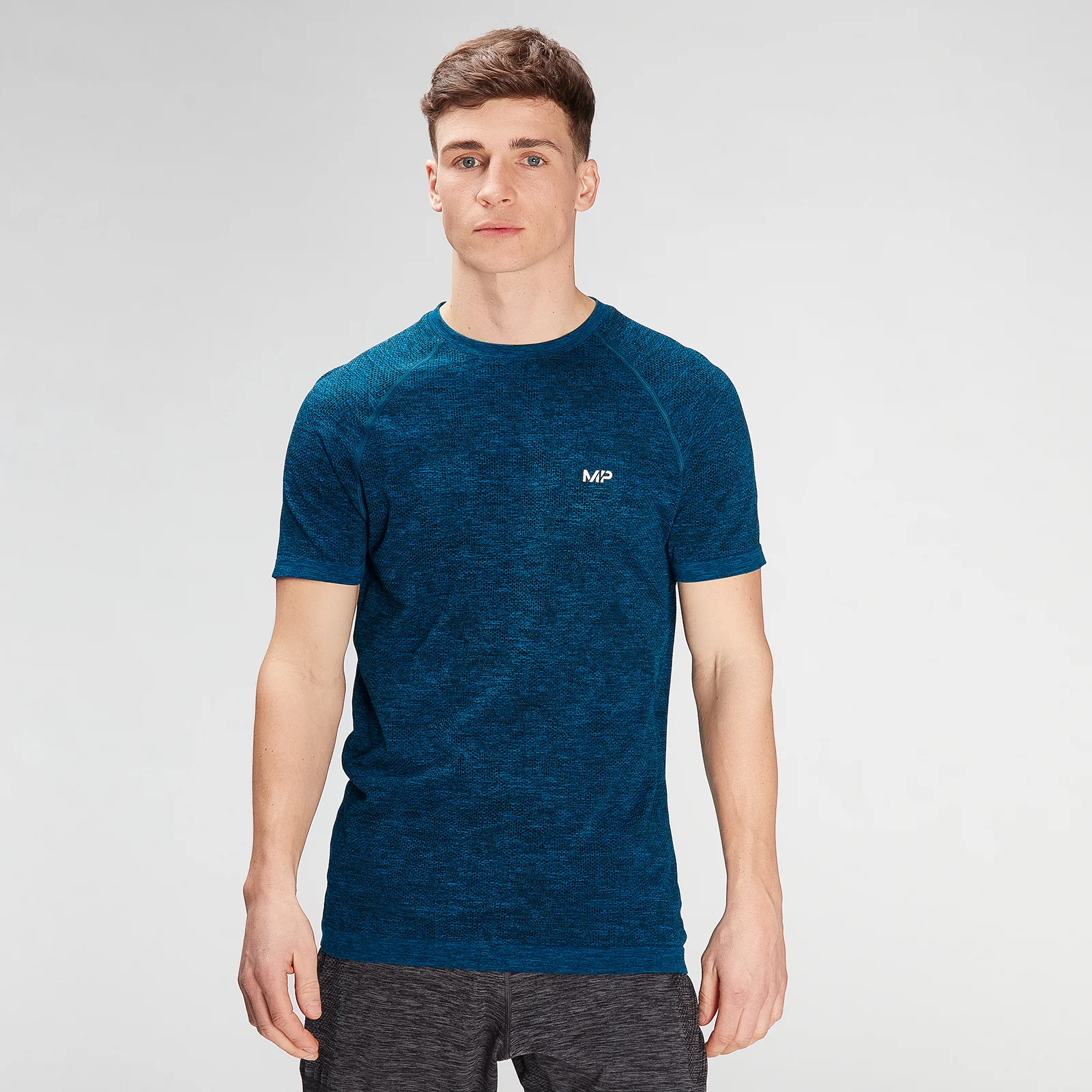 MP Men's Essential Seamless Graphic Short Sleeve T-Shirt- Aqua - XXS Imagen 1