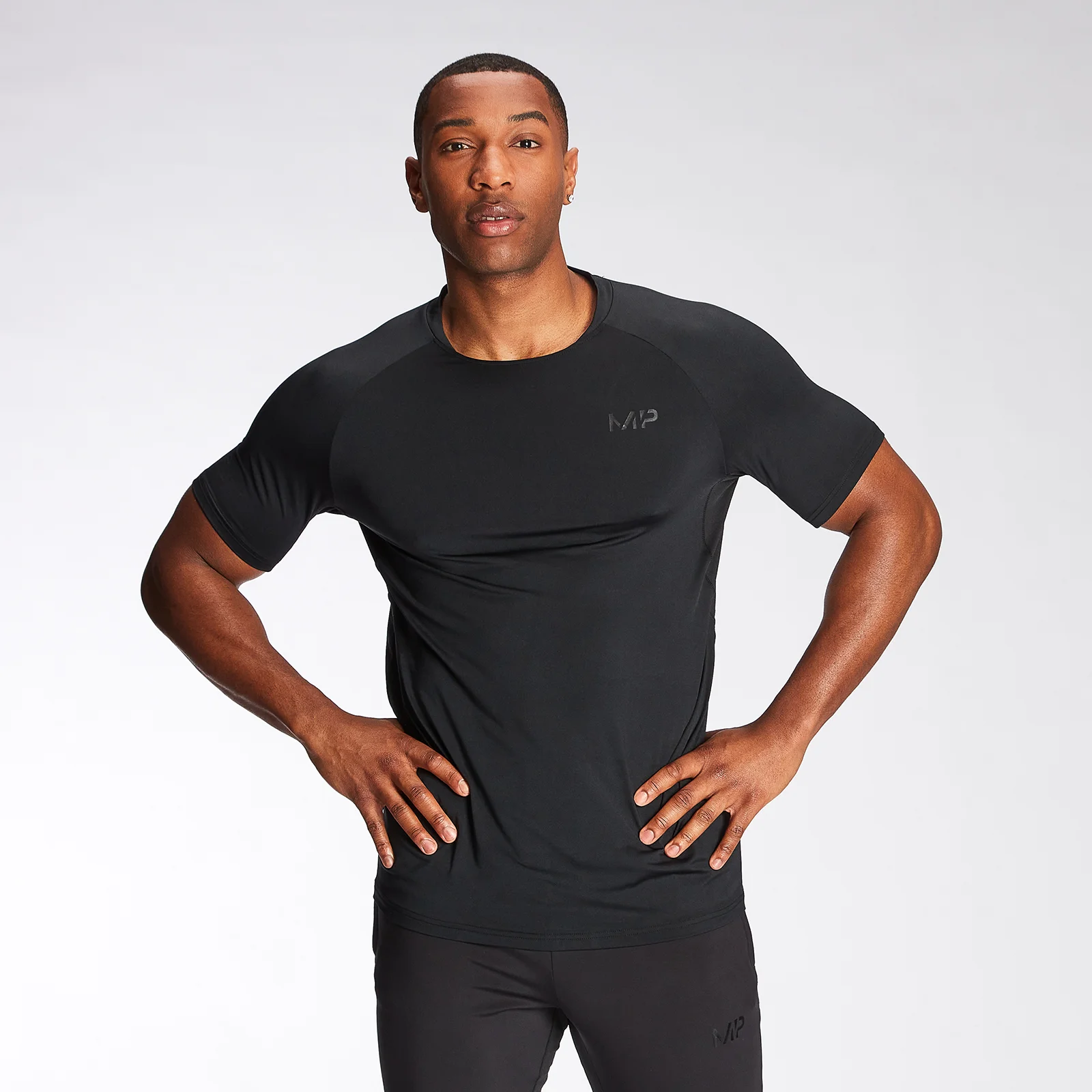 MP Men's Agility Short Sleeve T-Shirt - Black - XXS Imagen 1