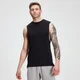 Camiseta de tirantes de entrenamiento drirelease® para hombre con sisa caída de MP - Negro