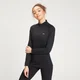 Camiseta de entrenamiento con cremallera de 1/4 para mujer de MP - Negro
