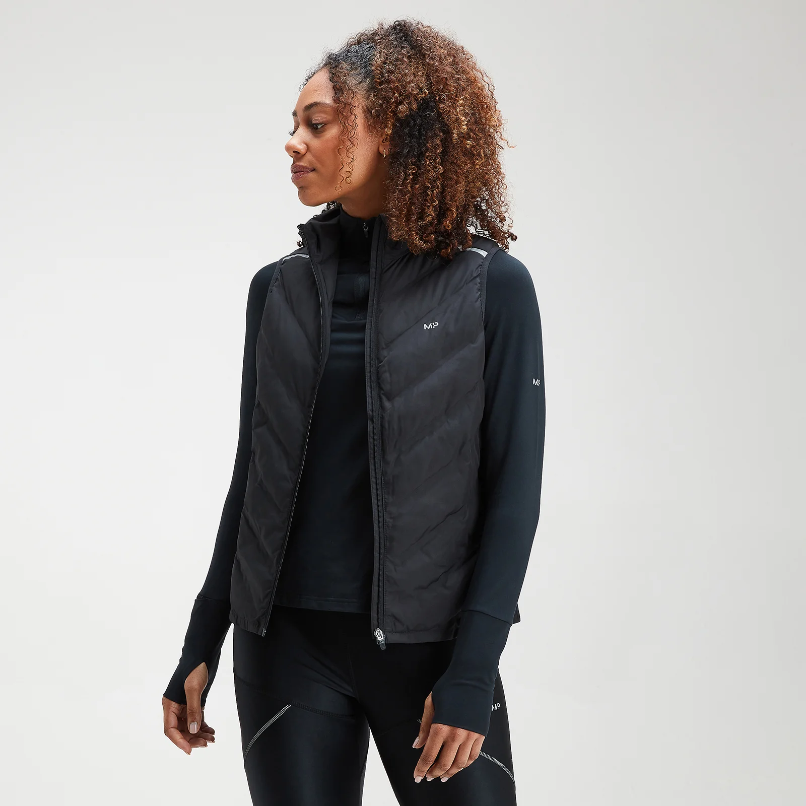 Chaleco Velocity para mujer de MP - Negro - XXS Imagen 1