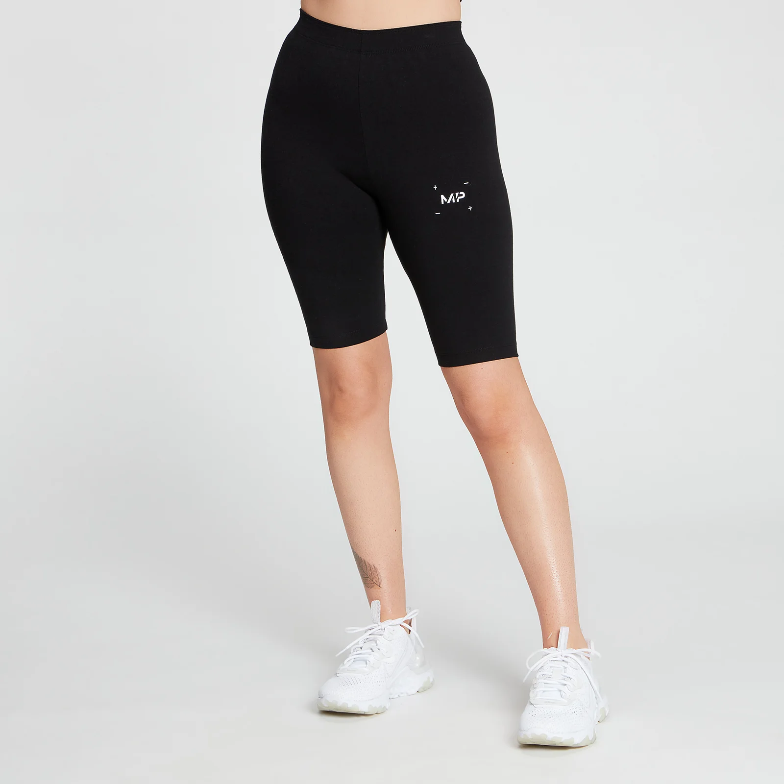 MP Women's Central Graphic Cycling Shorts - Black - XXS Imagen 1