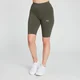 Pantalón corto de ciclismo con gráfico centrado para mujer de MP - Verde aceituna oscuro