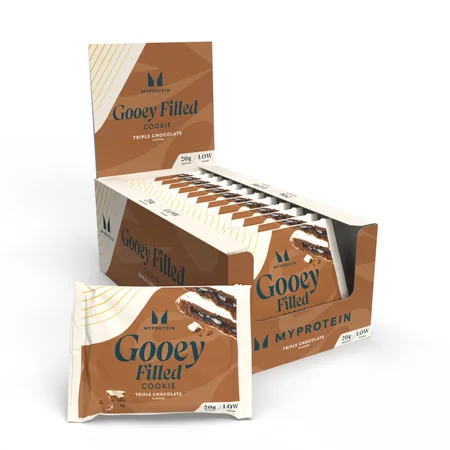 Cookie Proteica al Horno - 12 x 75g - Triple Chocolate (Gooey Filled)