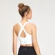 Sujetador deportivo con tirantes cruzados y sin costuras Shape para mujer de MP - Blanco