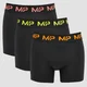MP Men's Coloured logo Boxers (3 Pack) Black