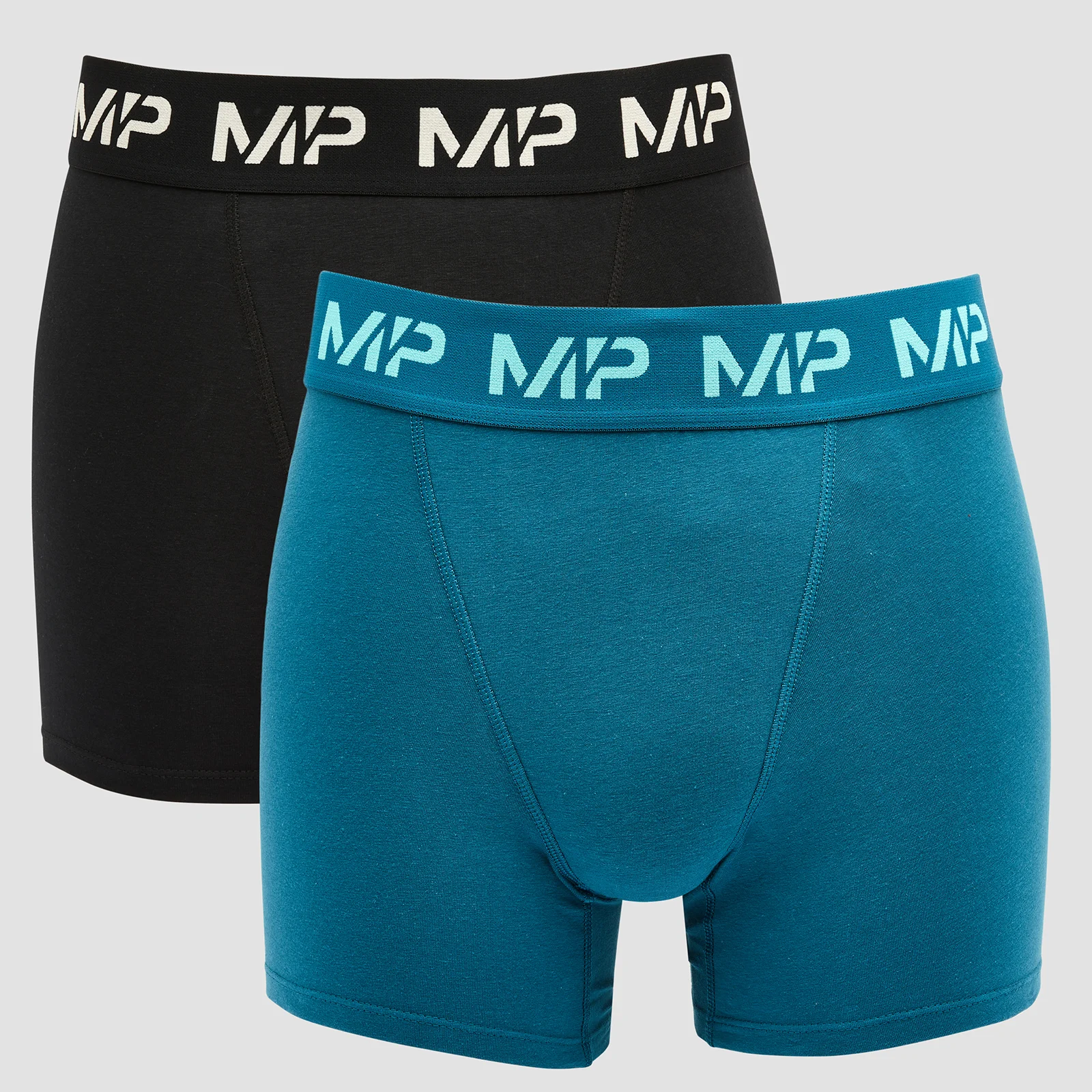 Bóxeres Impact Essentials de edición limitada para hombre de MP (pack de 2) - Negro/Verde azulado - XXS Imagen 1