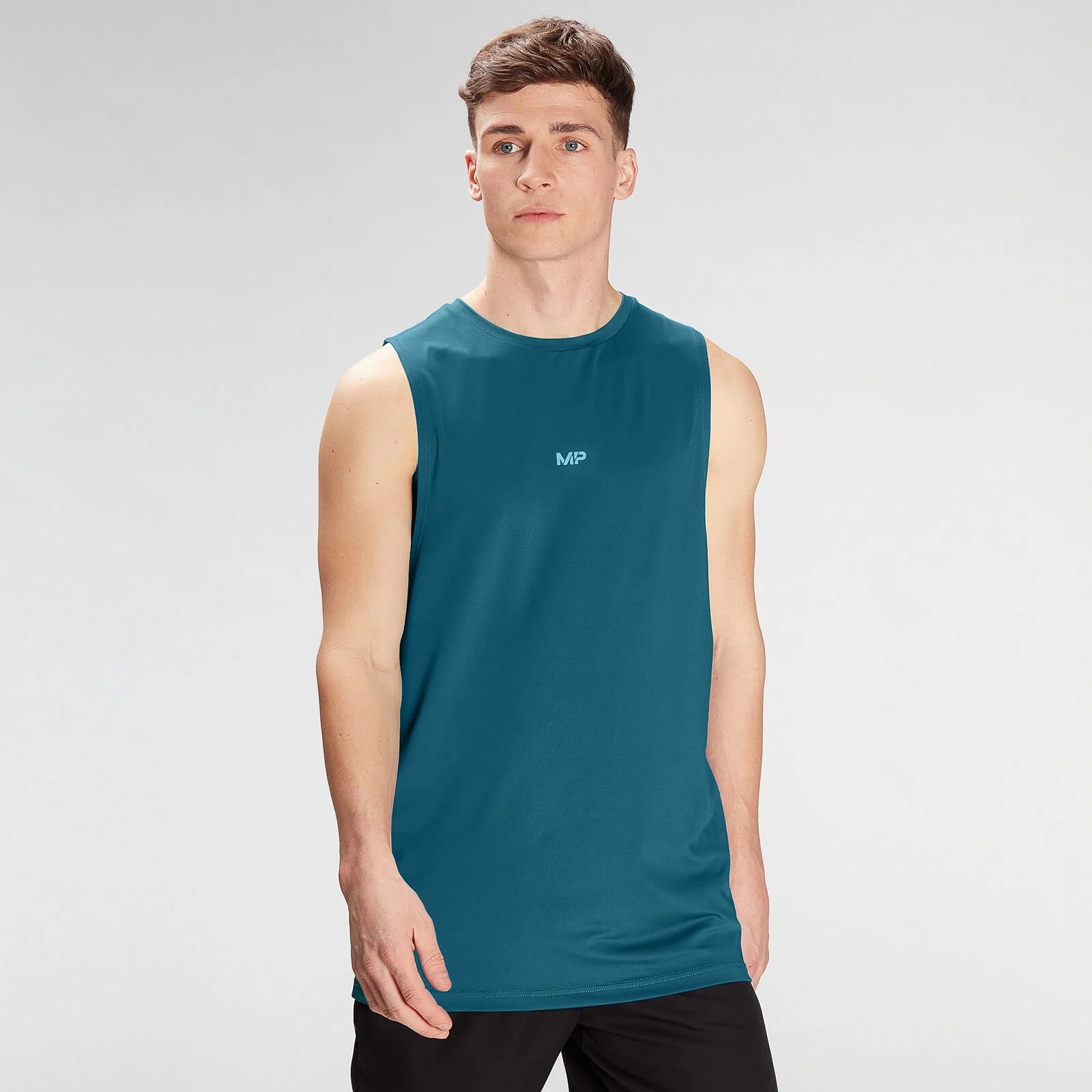 Camiseta sin mangas para entrenar Impact de edición limitada para hombre de MP - Verde azulado - XXS Imagen 1
