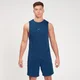 Camiseta sin mangas de entrenamiento Fade Graphic para hombre de MP - Azul oscuro