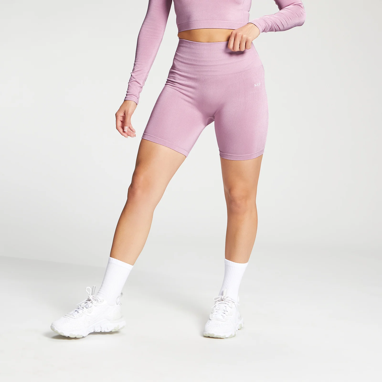 MP Women's Limited Edition Shape Seamless Cycling Shorts - Pink - XXS Imagen 1