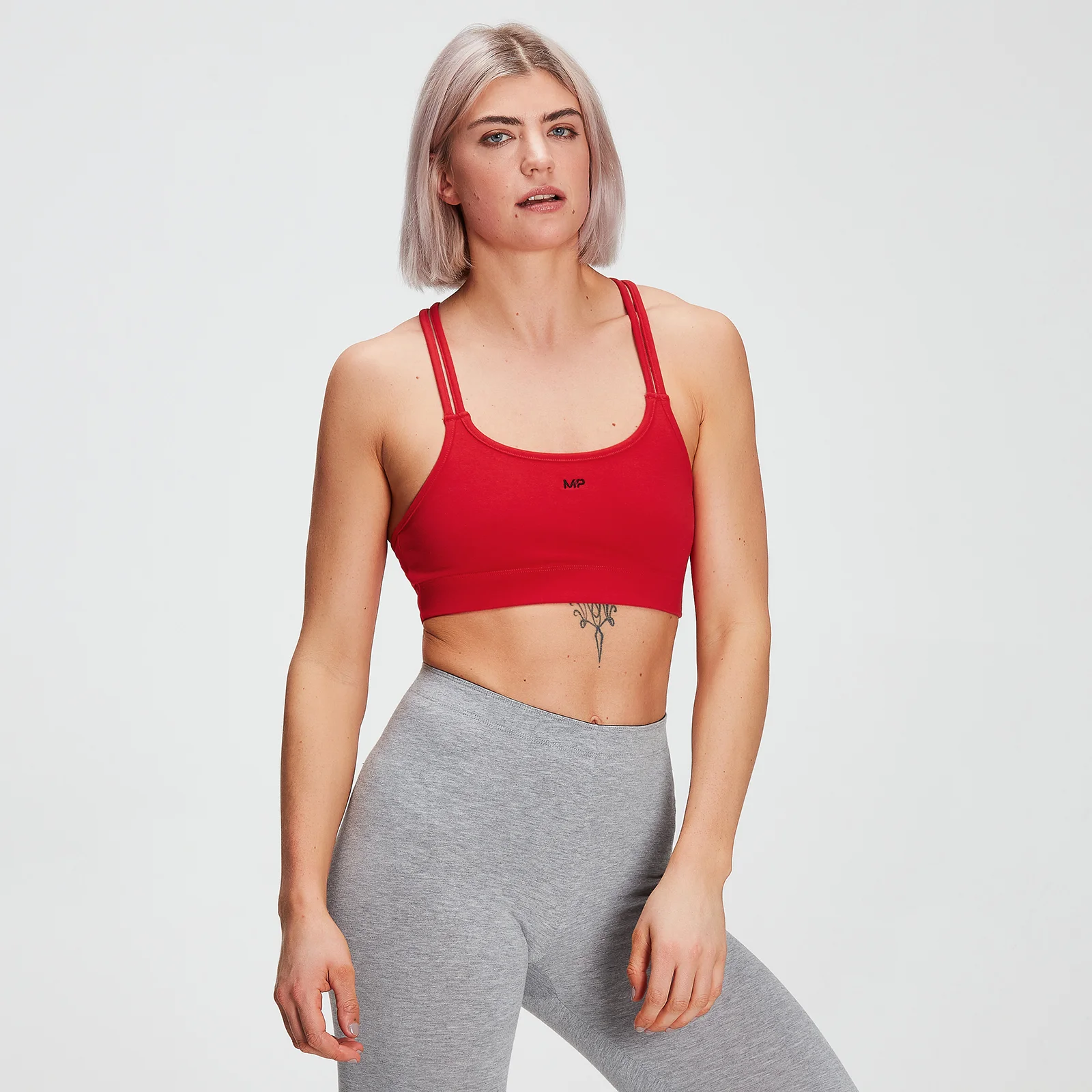 Sujetador de punto para mujer de MP - Rojo - S Imagen 1