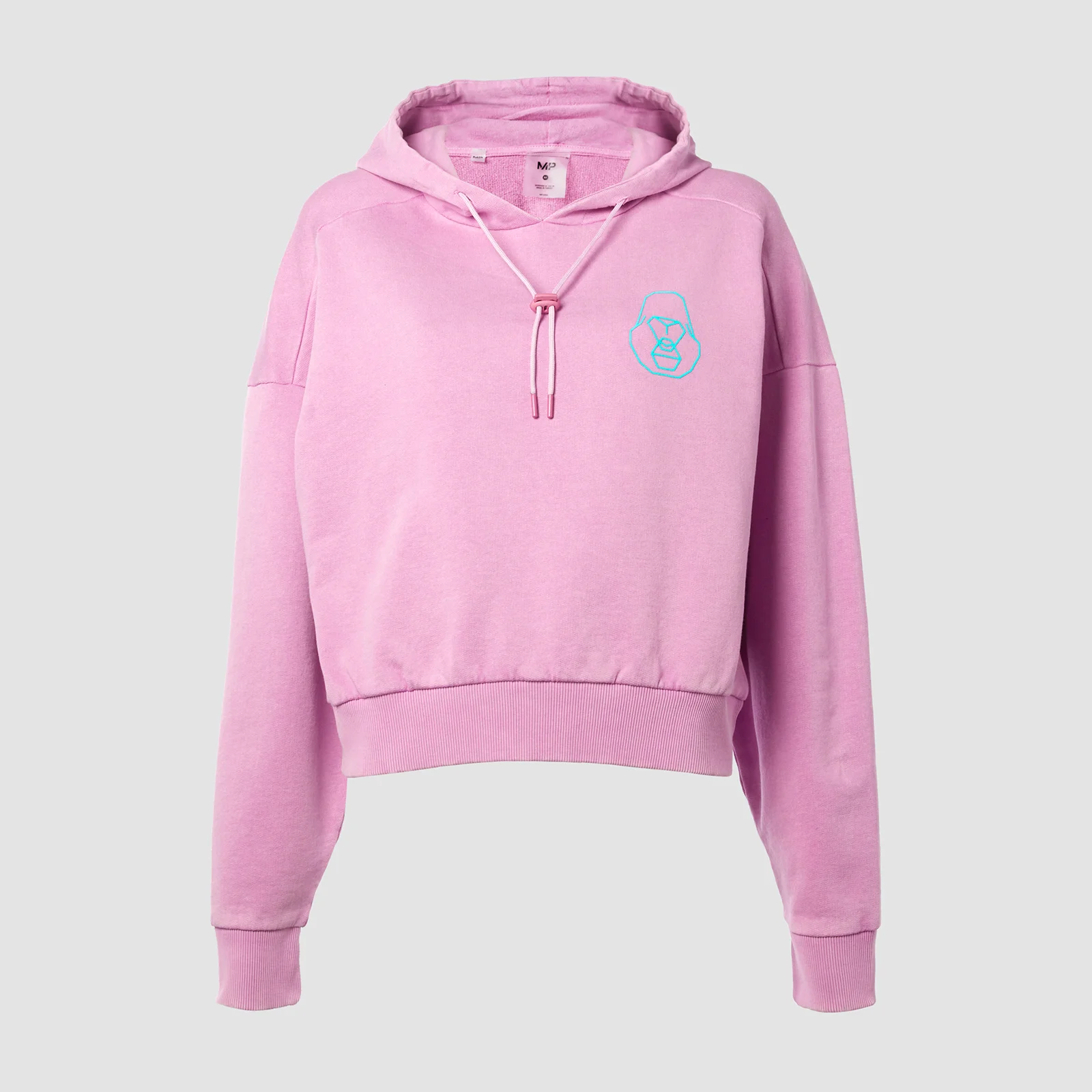 MP X Zack George Women's Washed Crop Hoodie - Pink Lavender - XXS Imagen 1