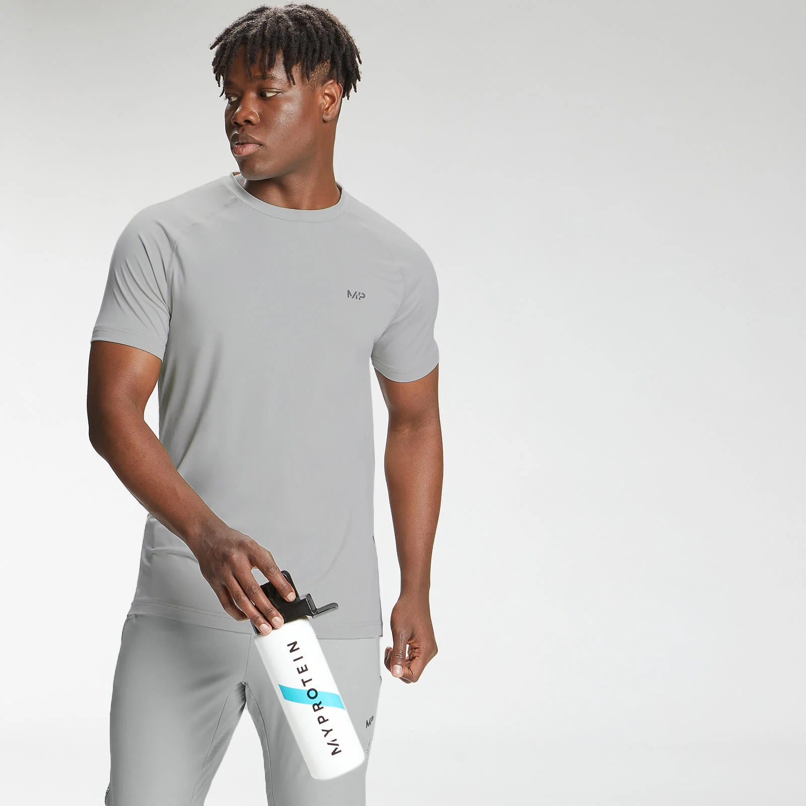 Camiseta de manga corta Tempo para hombre de MP - Gris cromo - XXS Imagen 1