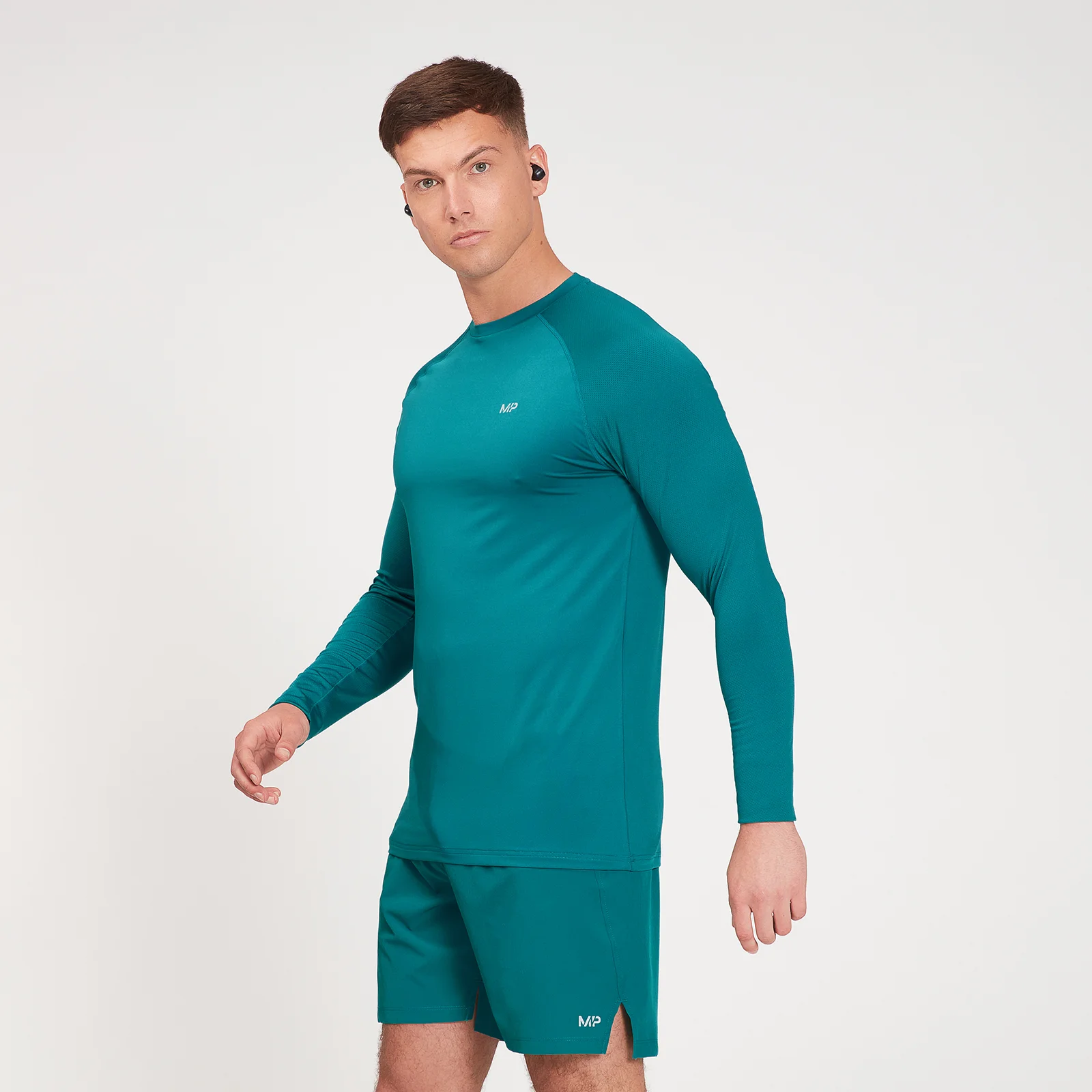 MP Men's Velocity Long Sleeve Top - Teal - XXS Imagen 1