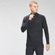 Camiseta Velocity con cremallera de 1/4 para hombre de MP - Negro