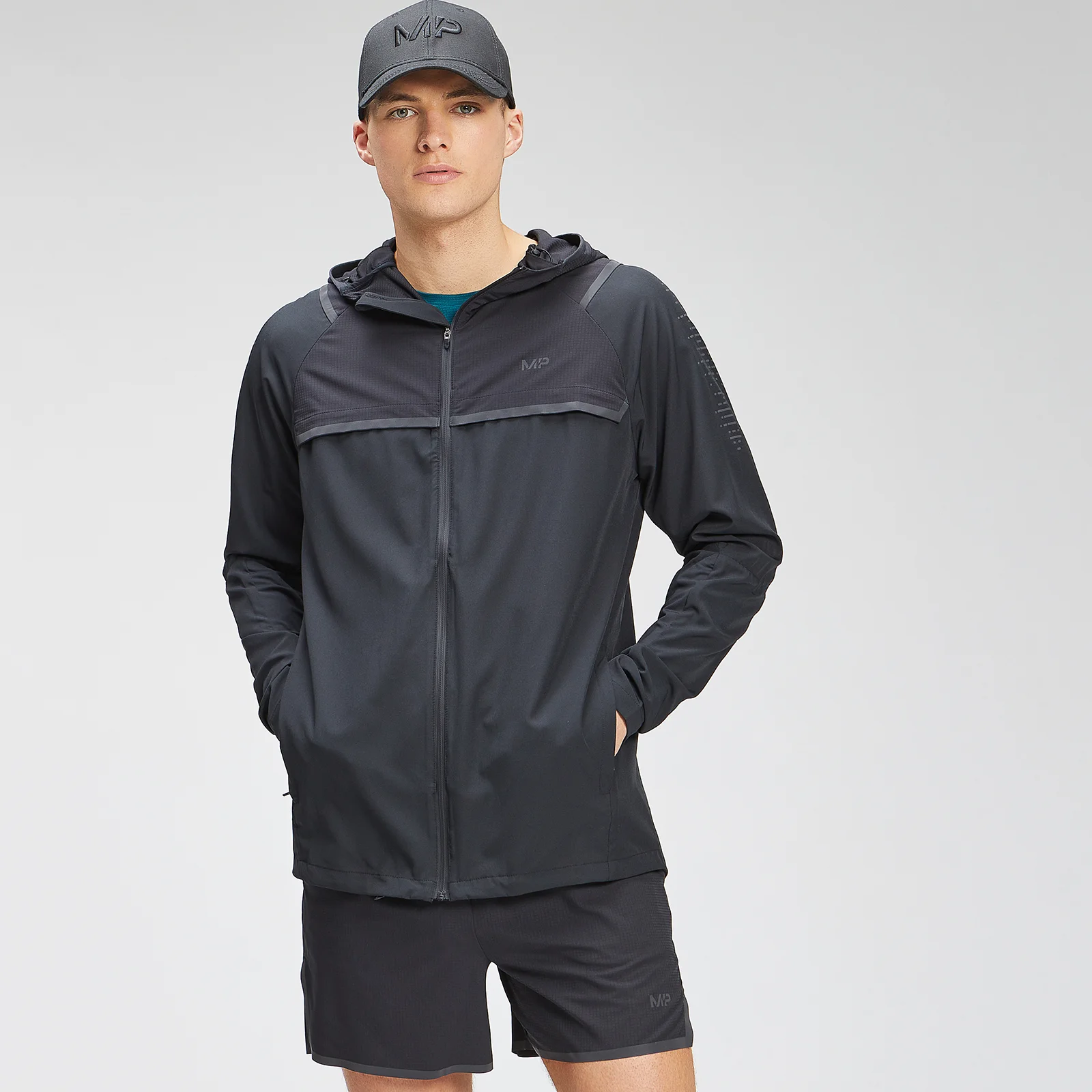 Chaqueta de running Velocity para hombre de MP - Negro - XXS Imagen 1