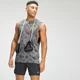 Camiseta sin mangas tie dye Adapt para hombre de MP - Gris carbón/Gris tormenta