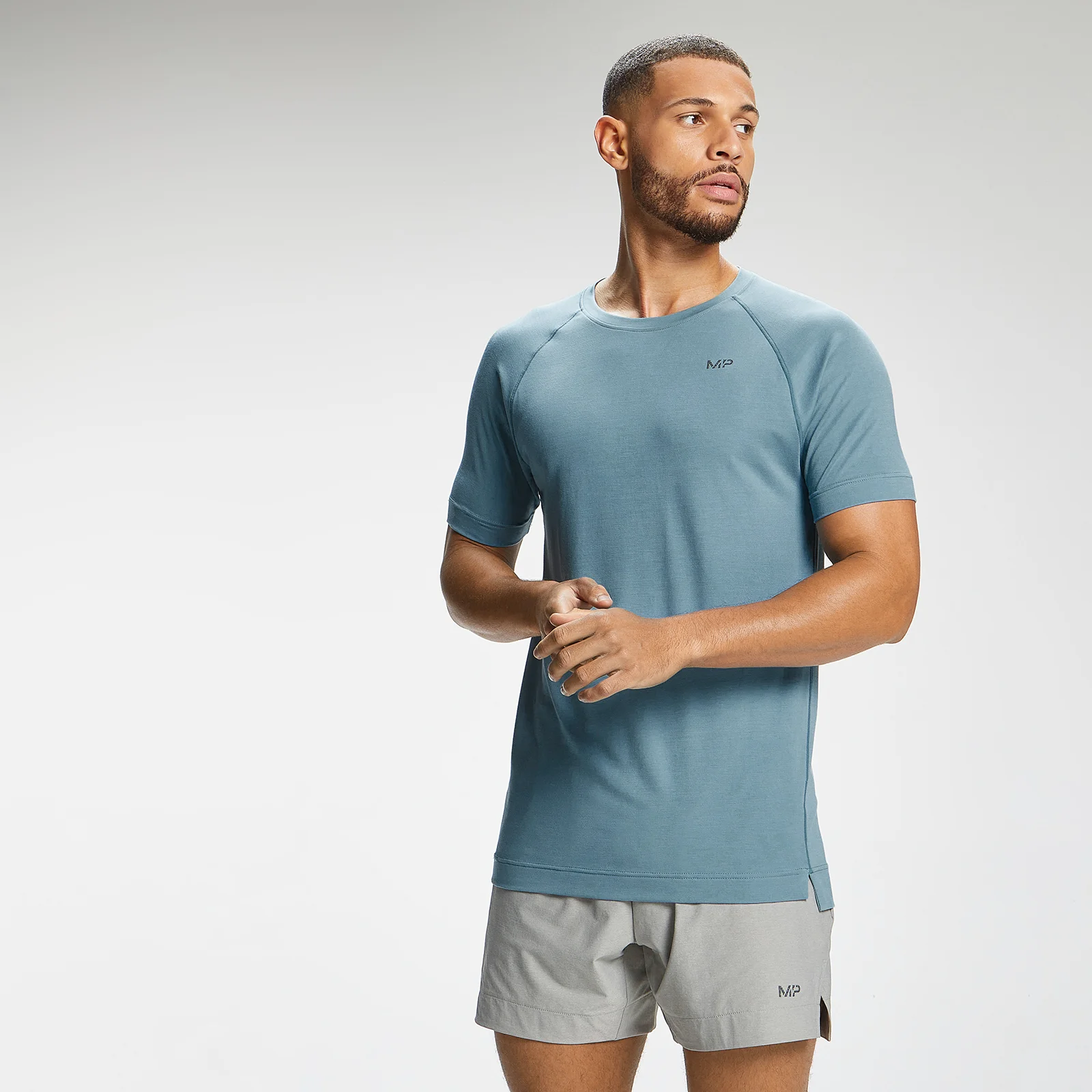 MP Men's Composure Short Sleeve T-Shirt - Storm Blue - XXS Imagen 1