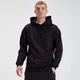 Sudadera oversize con capucha Rest Day para hombre - Negro lavado